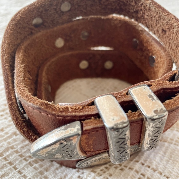 Vtg Lady Canterbury Romantic Academia Coastal Country Medallion Leather - Picture 3 of 12